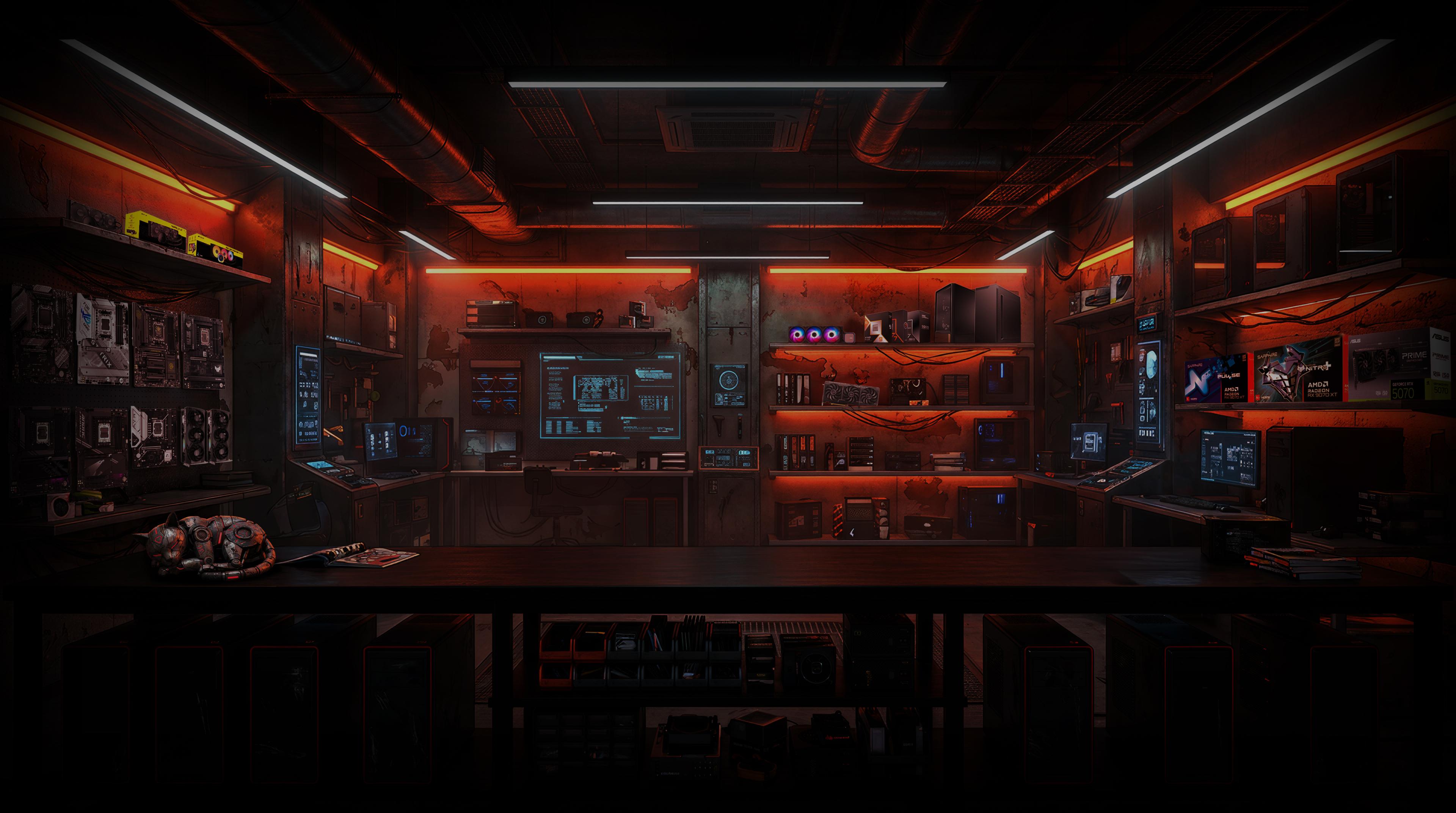 ABS Gaming PC showroom